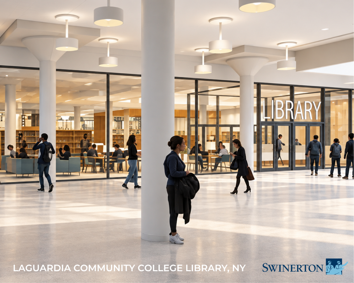 LaGuardia Community College Library, NY - Swinerton
